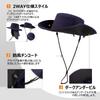 Safari Adventure Foldable Boonie Stylish Fishing Military Sun Hat with Detachable Chin Wide UV Perfect for Outdoor Activities Like and Hiking [TOP-EX]