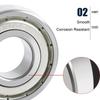 Stainless Steel Deep Groove Ball Bearing S6000 S6001 S6002 S6003 S6004 S6005 S6006 S6007 ZZ 2RS Wear Resistance