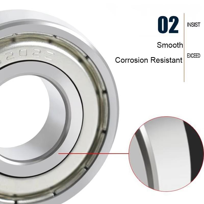 Stainless Steel Deep Groove Ball Bearing S6000 S6001 S6002 S6003 S6004 S6005 S6006 S6007 ZZ 2RS Wear Resistance