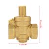 1pc Brass Adjustable Water Pressure Reducing Regulator Valve Thread DN25 1