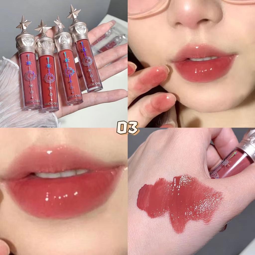 2025 Новый увлажняющий блеск для губ Mirror Lip Gloss Set Glass Glow Matte Lip Tint Lipstick Star Cosmetics