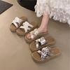 Platform Beach Slippers Women's Shoes 2025 New Summer Wear Exquisite High-end Cool Slippers with Skirt One-word Drag