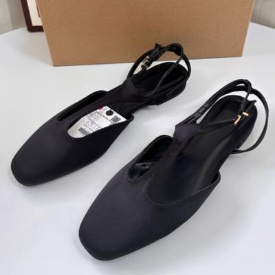 Модные высококачественные женские балетки с украшением в виде бантика-бабочки, летняя обувь, квадратный носок, Мэри Джейн для танцев, женские босоножки