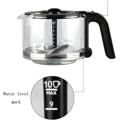 Подходит для кофемашины Philips HD7761 HD7762 HD7765 HD7766 HD7767 HD7768 HD7769, стеклянный кувшин, фильтр, воронка, детали