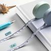 Мини круглая линейка для измерения длины окружности с тремя самозатягивающимися измерительными лентами, двойная шкала, гибкая измерительная линейка для шитья тела