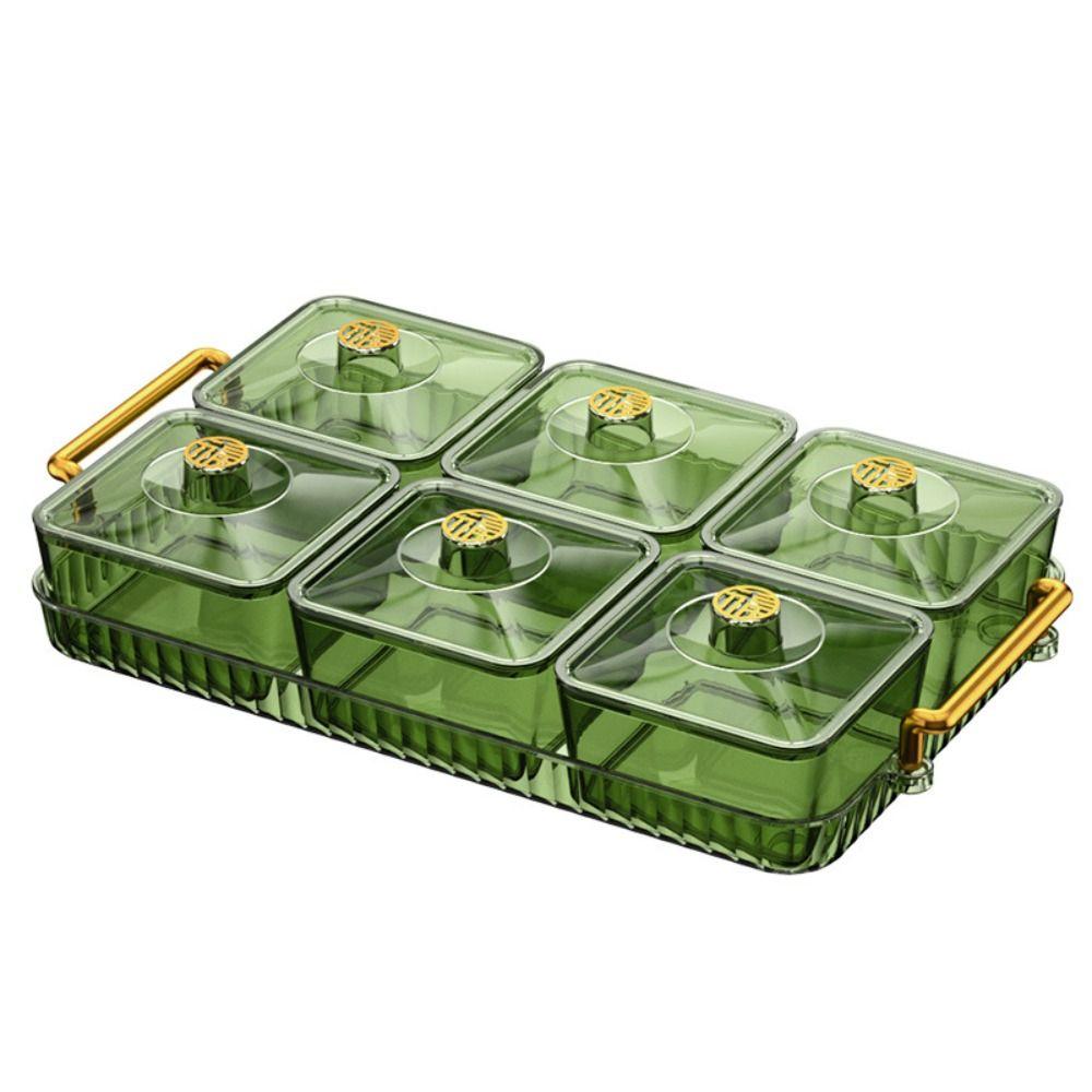 Translucent Dessert Serving Platter Waterproof Fruit Storage Tray Dried Fruit Plate  Bedroom