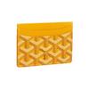 Goyard Кардхолдер Saint-Sulpice с геометрическим узором, напечатанный на холсте и телячьей коже, с цветовыми блоками, унисекс, цвет-1, цвет-2, цвет-3. STSULPPMLTY