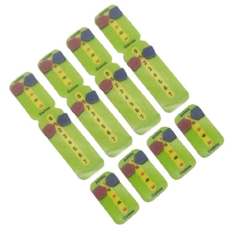 Easy to Mounting Score Board to Keep Score of Points, Game and Set Scoring Right Tennis Racquet and Paddle Scorekeeper