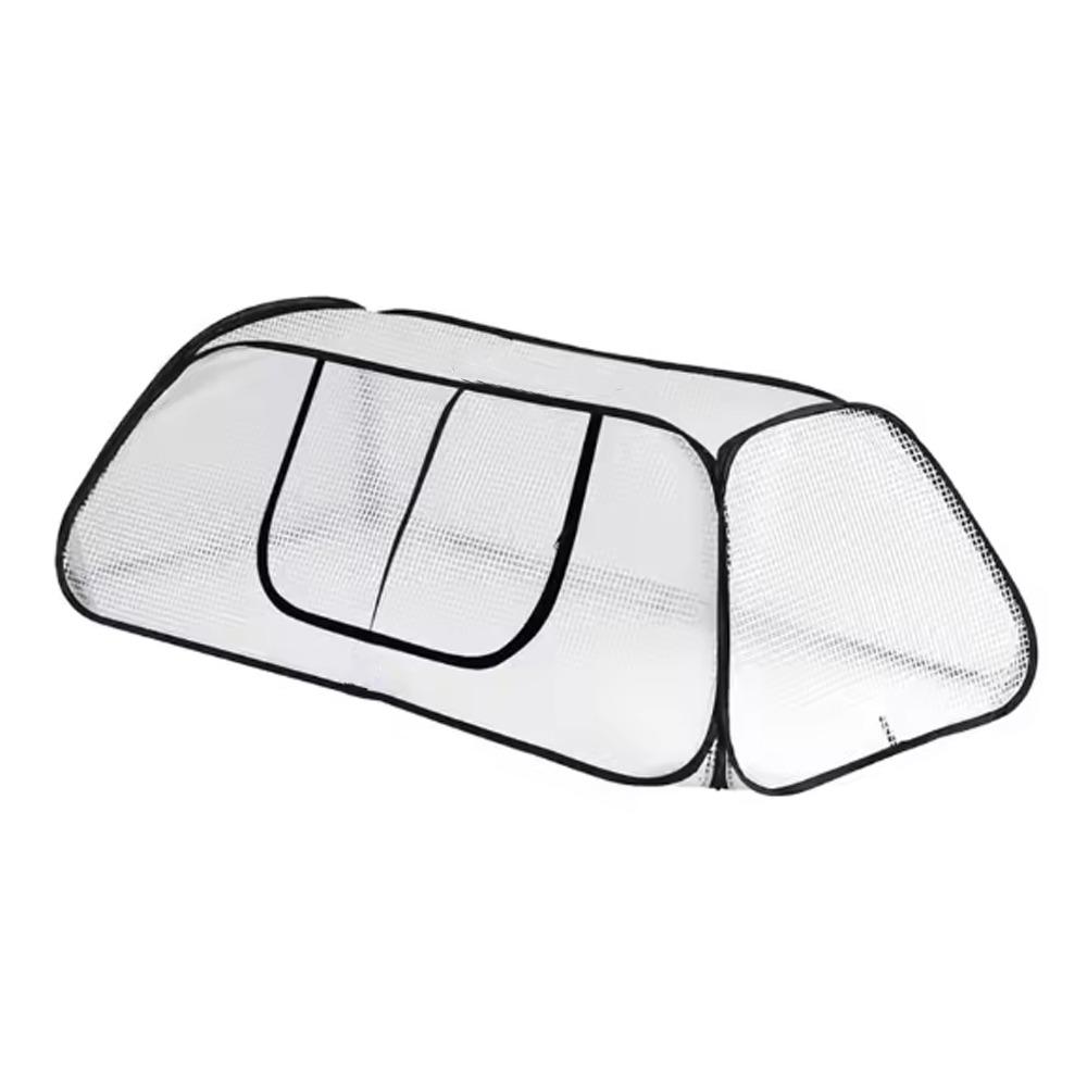 Insulated Plant Cover Pop Up Plant Netting Clear PVC Plant Protector Cage Vegetable Beds