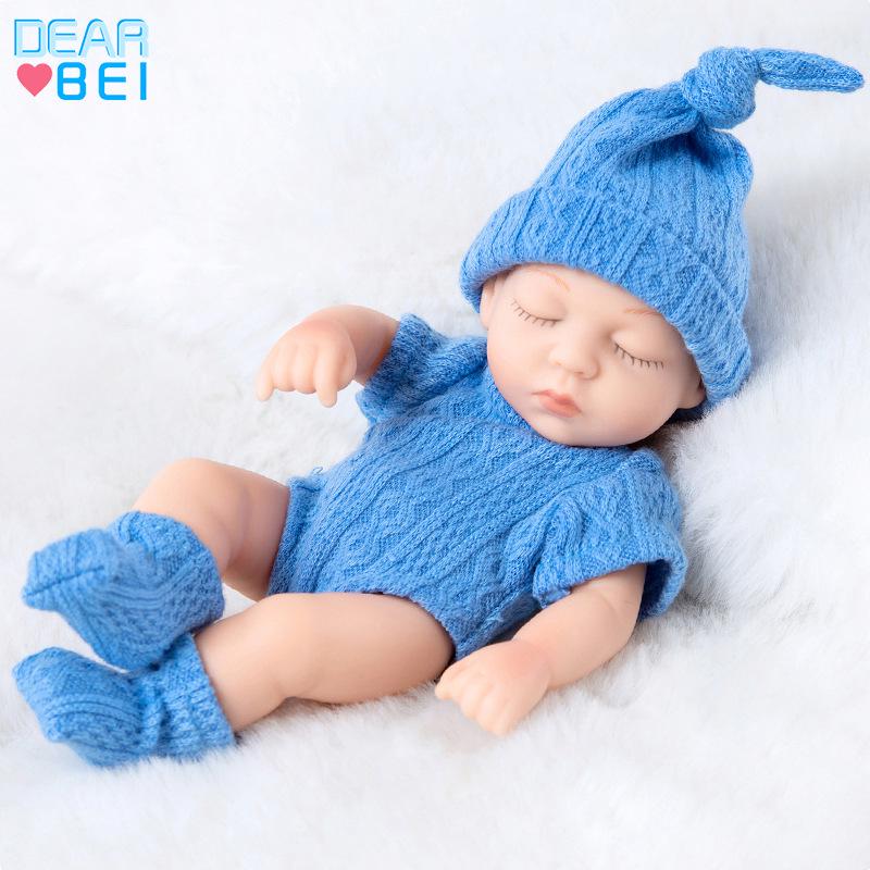 7-дюймовая мягкая виниловая кукла реборн, мини-фигурка