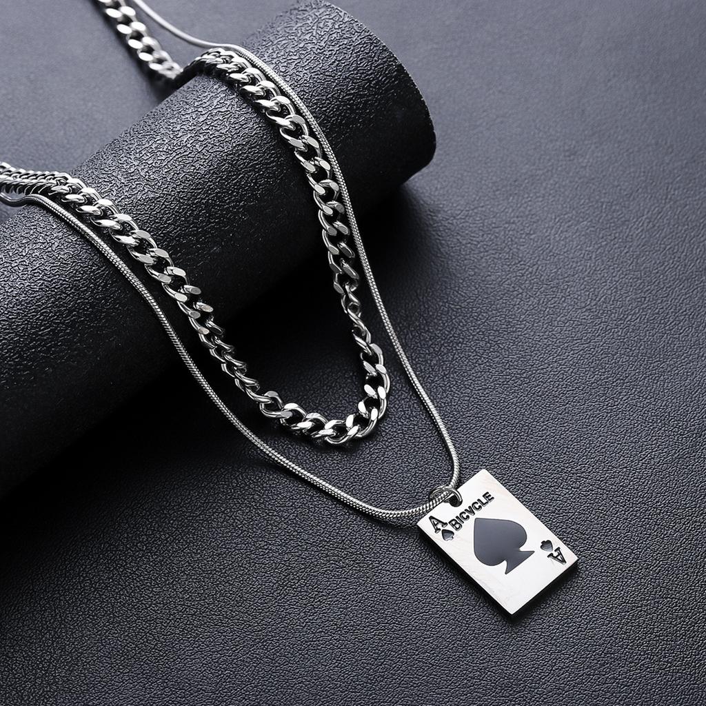 Unisex Copper Alloy Necklace Electroplated Durable Non-Fading Jewelry Sweater Chain Personalized Fashion Accessory