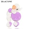 New Arrival Acrylic Animal Brooch Lifelike Cartoon Dog Shape for Women Children Shirt Hijab Pins