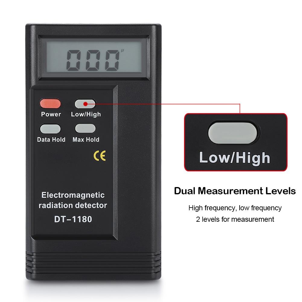 Dual Frequency Electric Magnetic Field Gauss Detector Electromagnetic Radiation Meter