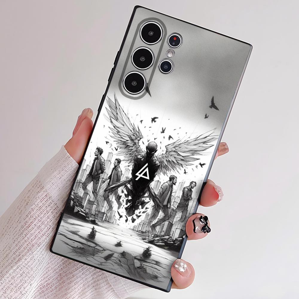 Чехол для телефона Band L-Linkin P-Park Cool для Samsung Серии S S21 S22 S23 S24 S25 FE Plus Ultra Мягкий ТПУ, приятный для кожи