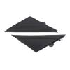 Pair Door Mirror Flag Cover 1SH17KX7AA Left Right Black Decoration Replacement for FIAT 500