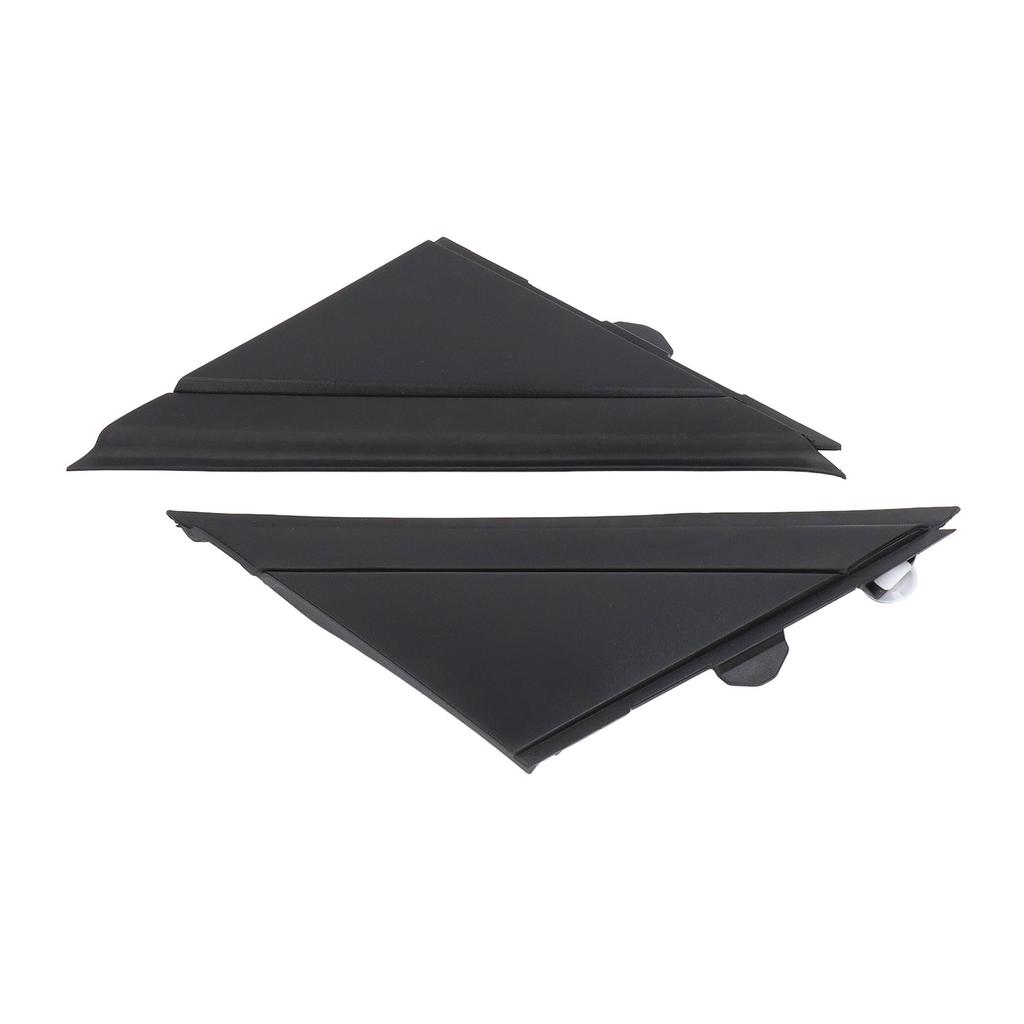 Pair Door Mirror Flag Cover 1SH17KX7AA Left Right Black Decoration Replacement for FIAT 500