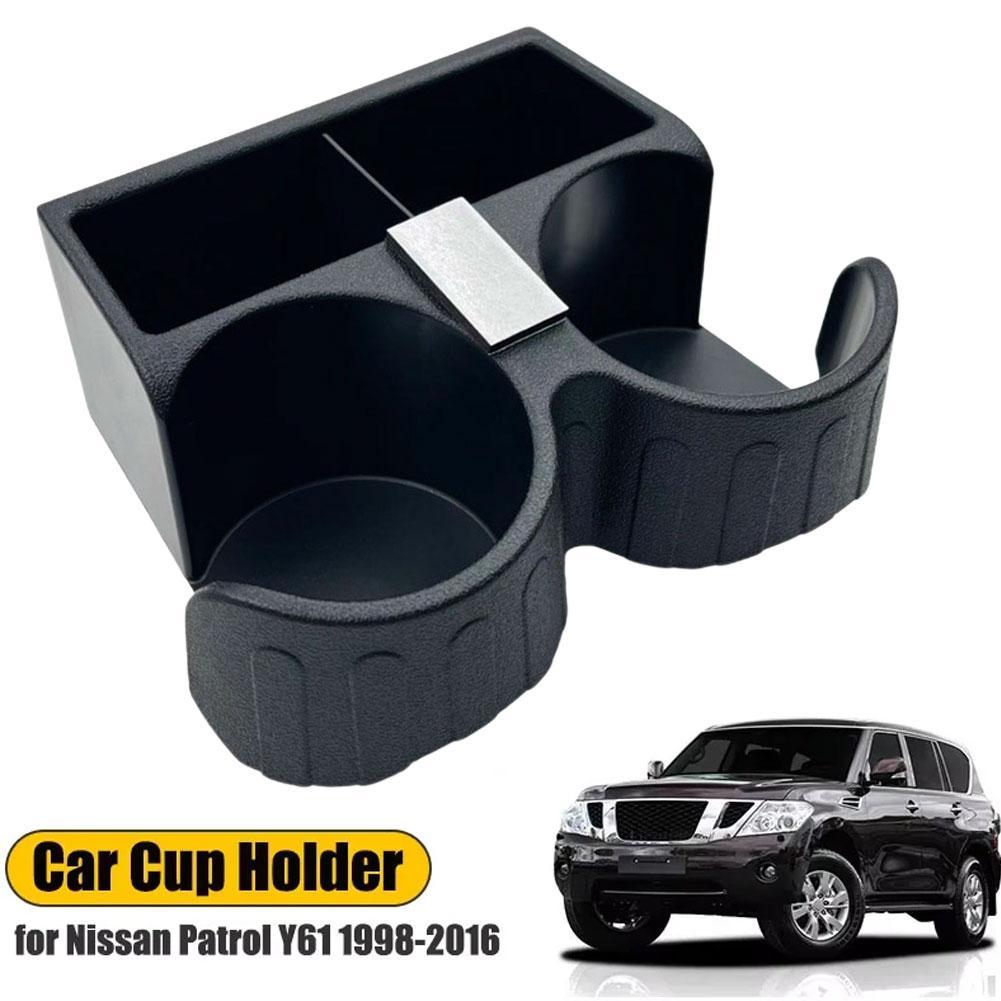 Автомобильный подстаканник для Nissan Patrol Y61 1997-2016 Автомобильный подлокотник Подстаканник для воды Термостойкий держатель для напитков Автомобильные аксессуары