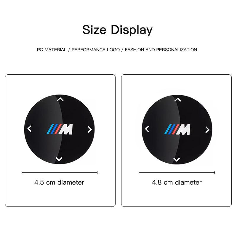 45/48 мм Наклейка на ручку мультимедиа автомобиля Защитная от царапин Крышка Для BMW 1 2 3 4 5 7 Серии X1 X2 X3 X5 X4 X6 X7 F25 F26 G06 G05 E46 E90
