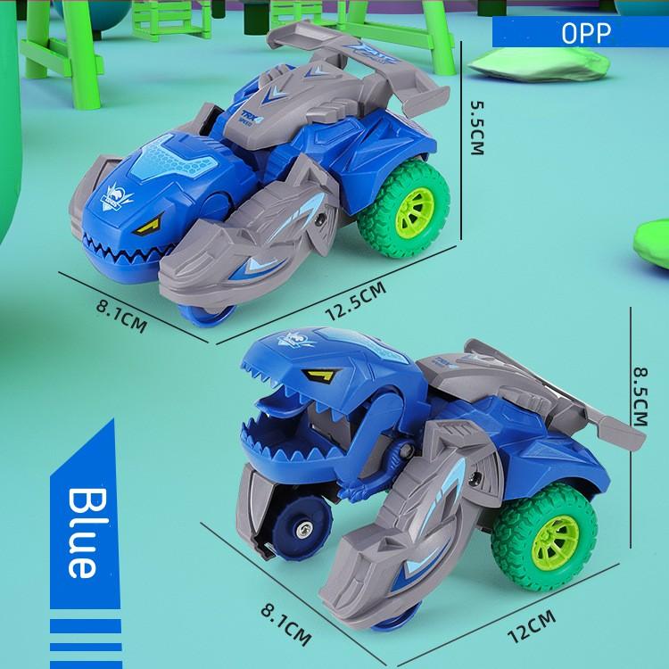 Трансформация Подарки Дети Деформация Динозавр Машина Игрушка Мальчики Машина Динозавр Скользящая Инерционная Машина Уникальная
