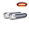2PCS Blue Yacht Light Stainless Steel 120LED Underwater Pontoon Marine Boat Transom Light IP68 LED Deck Courtesy Lights