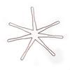 20Pcs Hot Gifts Alloy Hairclips U-shaped Waved Hair Pins Barrette