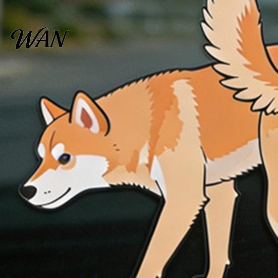 Wear-resistant Car Decal Dog Peeing Stickers Cute Animal Sticker Waterproof PVC Durable for Cars Trucks Windows Walls Laptops No Residue