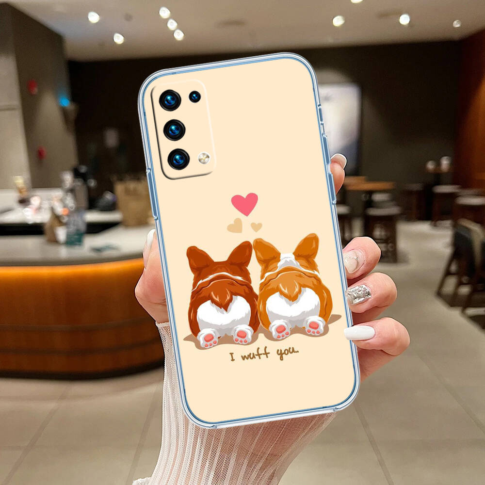 Cute Corgi dog Phone Case for Motorola G14 G15 G24 G30 G31 G32 G34 G41 G42 G51 G52 G50 G60S G60 G62 G72 G71 G73 G84 G85 G200 E32