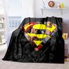 High-definition Superman Flannel Blanket, Lightweight and Breathable Polyester Blanket - Q