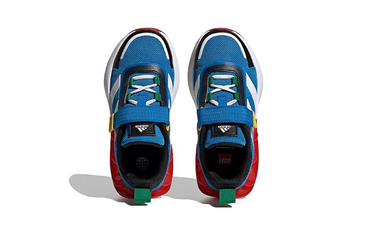 adidas Кроссовки Tech Runner LEGO X EL для маленьких детей 'White Shock Blue' HP5879