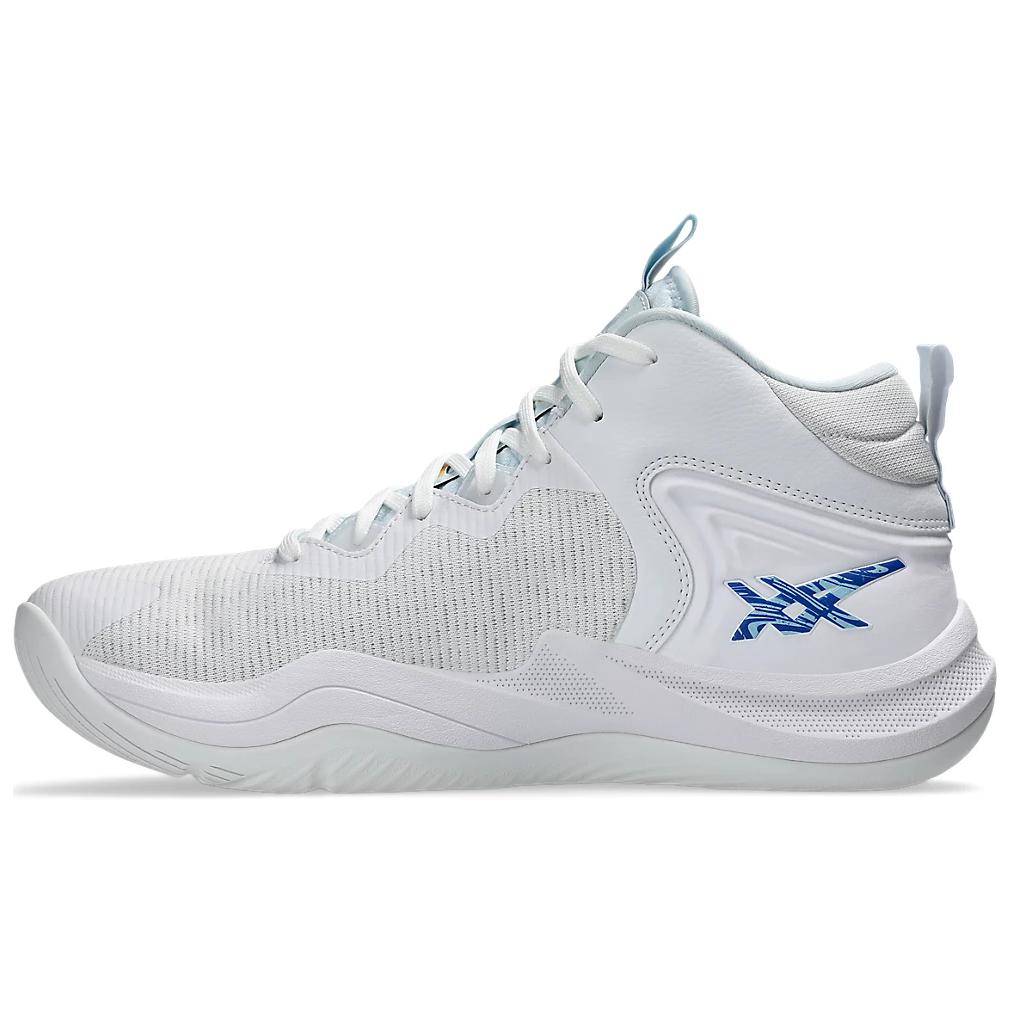 Asics Новые кроссовки для баскетбола средней высоты Nova Surge 3 Мужские кроссовки Белые 1061A048-100