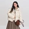 LEDING Women's Corduroy Puffer Down Jacket