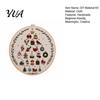 Handmade Christmas Home Decor 24 Days Tree Embroidery Kit, DIY Sewing Kit for Beginners, Holiday Crafting Activity Set Material Pack with Full Tools,