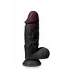 The Strong Black Suction Cup Dildo