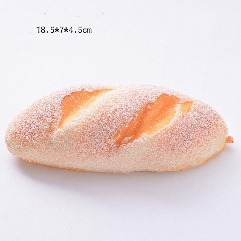 Tease People Simulation Bread SqueezeToys Spoof Simulation Bread Model Desktop Decoration