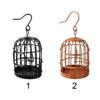 1:6 1:12 Doll House Home Decoration DIY Micro Landscape Bird Cage Iron Metal
