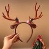 Рождественские украшения Рога обруч для волос обруч для волос из оленьих рогов рождественская повязка на голову для мужчин