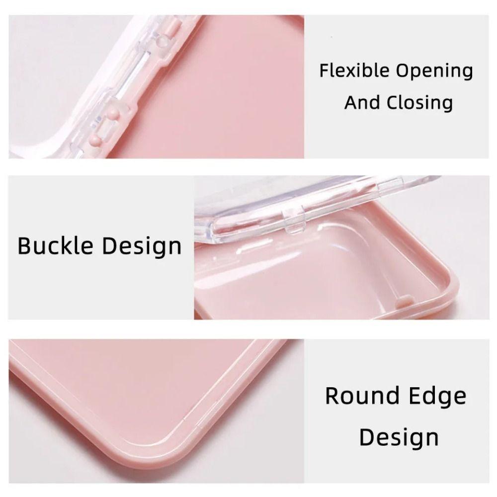 Прозрачные пустые коробки для ногтей Пластиковая коробка для хранения накладных ногтей Новая коробка для показа ногтей