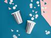 Paper Cups, Silver, 220ml, 6 Pcs