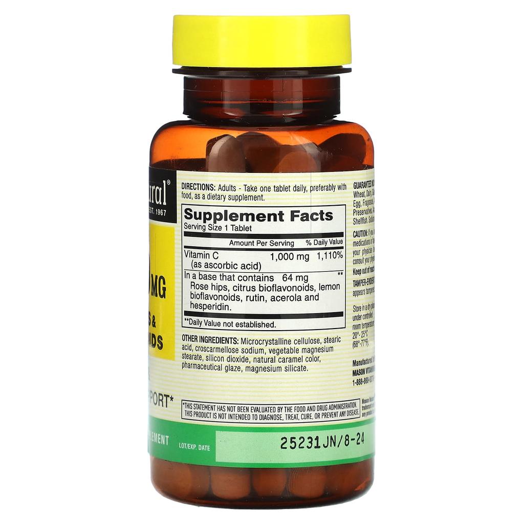 Vitamin C with Rosehip and Bioflavonoids, 90 Tablets