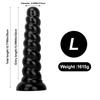 35*7.5cm  Large Dildo Butt Plug with Suction Cup Threaded Anal Beads Anal Dildo Fisting Realistic Penis
