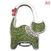 Cat Shape Folding Handbag Hook Holder Purse Hanger Table Edge Hanging Hooks