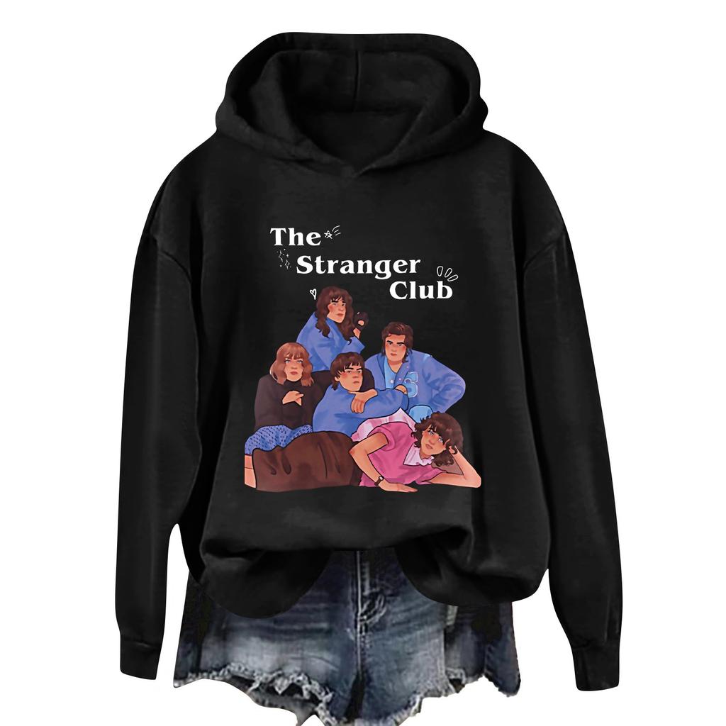 Женский и мужской унисекс модный костюм, свитшот с длинным рукавом и принтом, повседневная толстовка с капюшоном