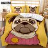 Комплект постельного белья для собак 3D Queen Bedding Duvet Cover Set Bedding Bed Cover Cotton Queen Bed Cover Set Bed Set Bedding