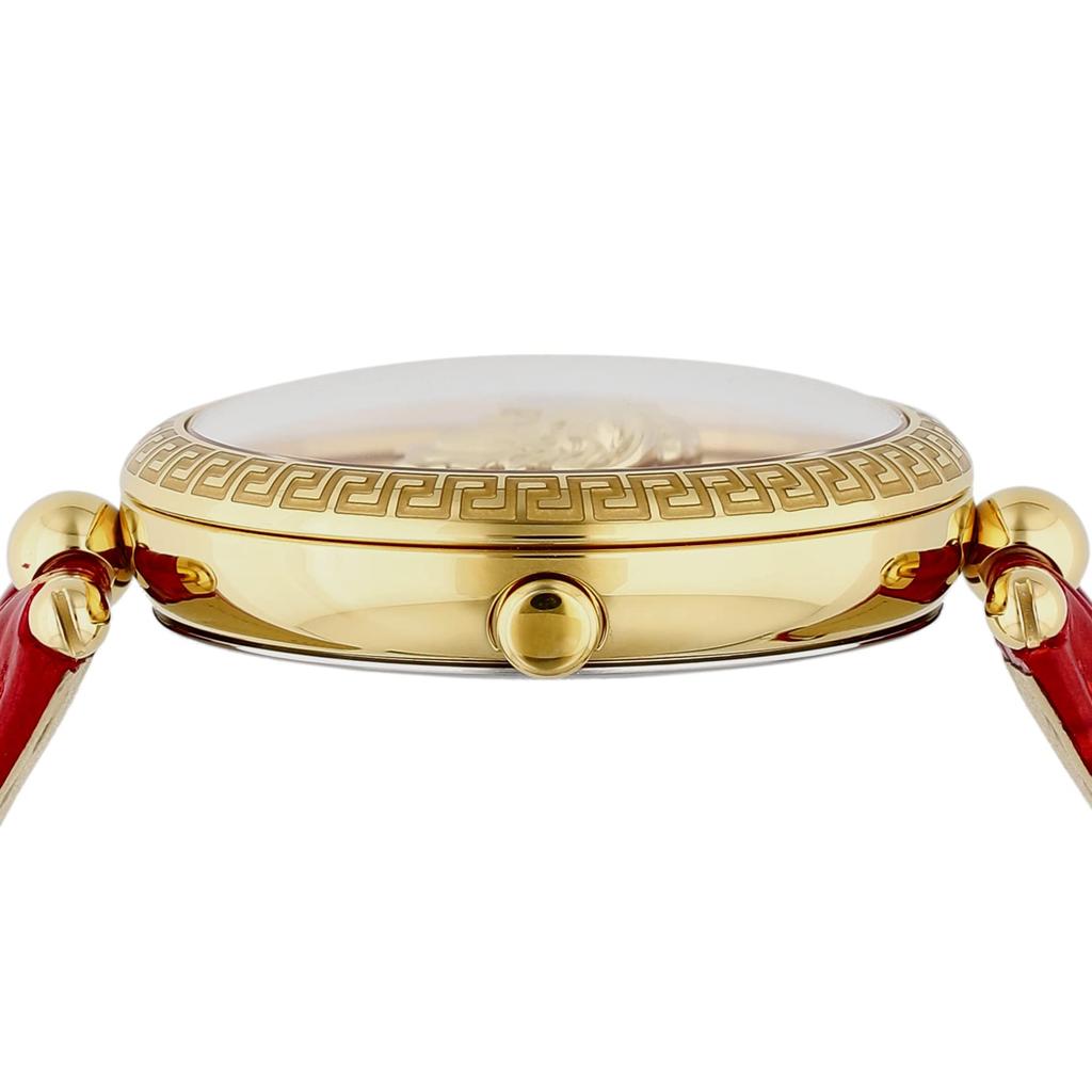 Часы Palazzo Empire Красный циферблат Нержавеющая сталь Сапфировое стекло Кварцевые 39MM Швейцарские часы VECO02622 [Versace] Женские [Товар]