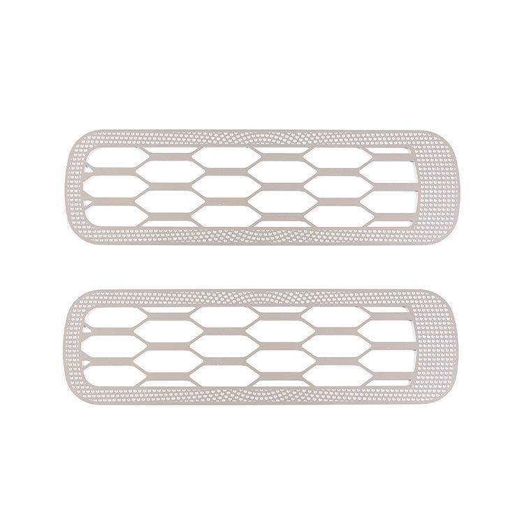 Автомобильная передняя противотуманная фара, рама, защитная сетка, накладка, подходит для Land Rover Defender 110 90-2022, авто