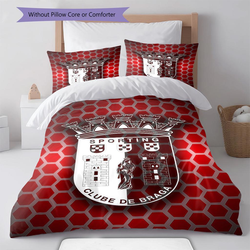 BRA logo Bedding Quilt Set Quilt Cover Pillowcase Home Decoration Birthday Gift (1 * duvet cover + 2 * pillowcase, without core)