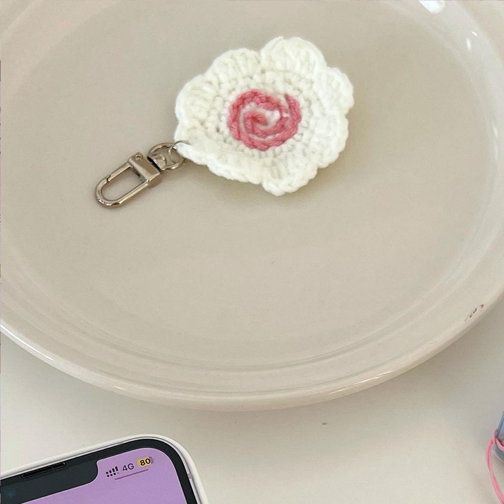 Handcrafted Crochet Fish Board Phone Chain Unique Phone Pendant Handmade Knitted Phone Jewelry Lightweight for Phone Bag