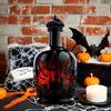 Halloween Whiskey Bottle Gothic Magic Potion Style Glass Whiskey Decanter Bottle for Collectors Dad Husband Gifts Holiday Bar Decor