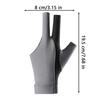 Pool Cue Glove 3-Finger Billiard Non-Slip Breathable Single Gloves Elastic Billiard Cue Quick Dry Professional Glove Accessories