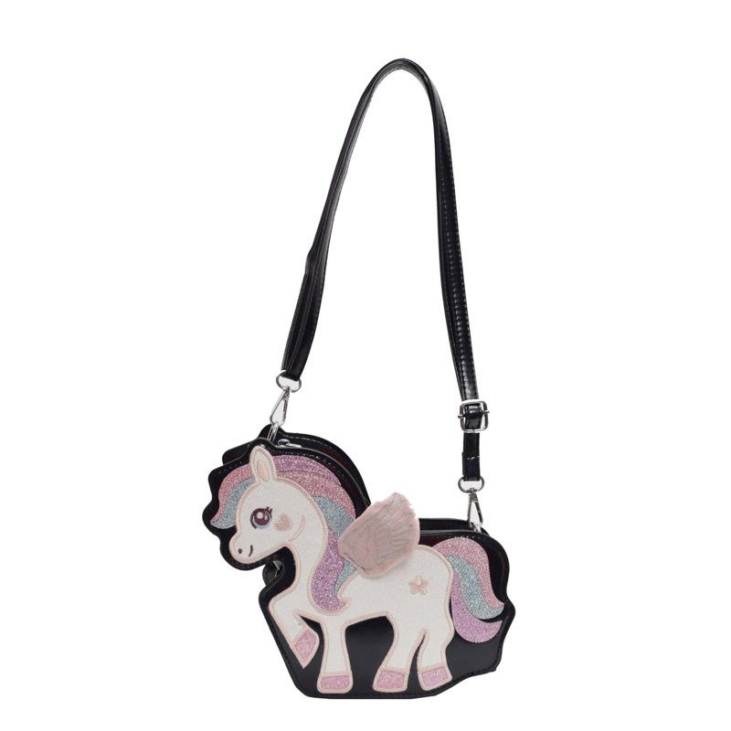 Internet Celebrity Cute Small Bag 2025 New Japanese Sweet Girl Personality Pony Funny Shoulder Crossbody Armpit Bag
